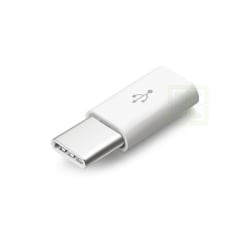 Adapter Micro-USB till USB-C Vit
