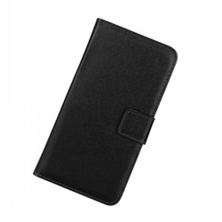 Plånboksfodral Sony Xperia 1, Äkta skinn Svart