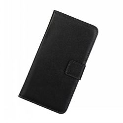 Lommebokveske Sony XZ2 Compact, ekte skinn Black