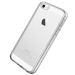 Skal i genomskinligt gummi, iPhone 5/5s/SE Transparent