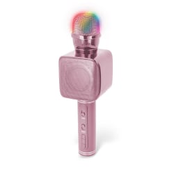 MaxLife Karaoke mikrofon med LED ljus Rosa guld