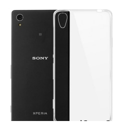 Sony M4 Aqua deksel i gjennomsiktig gummi, Transparent