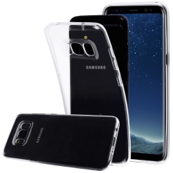 Samsung S8 Plus -kuori läpinäkyvää kumia, Transparent