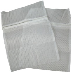 2 vaskeposer for undertøy 40x30cm White