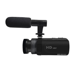Videokamera videokamera med mikrofon videosky fhd 1080p 16mp vlogging youtube kameror 16x digital