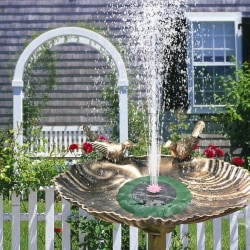 Fågelbad Solar Fountain