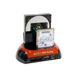 SATA / IDE hårddisk dockningsstation - USB / eSATA kortläsare