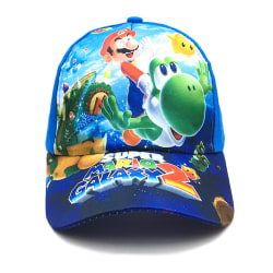 Super Mario Bros cap justerbar hatt för barn C-blue