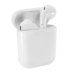 InPods -12 TWS Bluetooth -hörlurar Trådlösa Bluetooth -hörlurar Pearl white