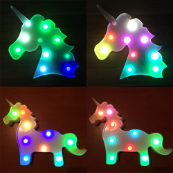 3D-lampa Unicorn Night Light Unicorn-Body