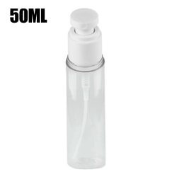 Plast Foamer Pump Flaska Mini Tom Travel Foam Tvål Dispenser flat 50ml