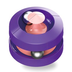 Orbit Ball Toy Pinball Gyro Cube Fidget Cubes Toppar Spinning Toys purple