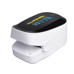 Fingertops monitor för syremättnad Bärbar digital LED-skärm White