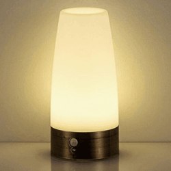 Rörelsesensor Night Ljus Batteridriven LED-bordslampa