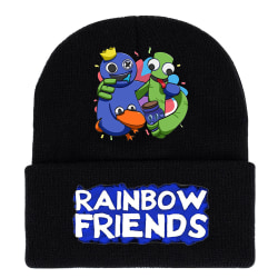 Rainbow Friends stickad mössa cap för pojkar, flickor, barn present A