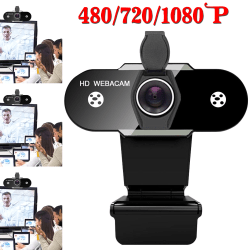 HD Webcam Kamera PC Stationär Bärbar Dator Kontorsarbete USB 2.0 720p