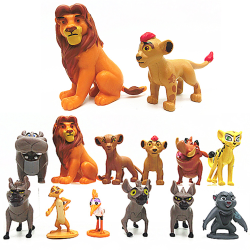 12 st The Lion Guard Figur Leksaker Lion King Series Actionfigurer 12PCS