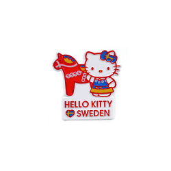 Hello Kitty Magnet Dalahäst Sweden multifärg