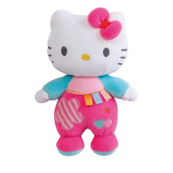 Hello Kitty Mjukis Gosedjur med Skallra 20 cm Rosa