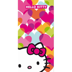 Hello Kitty Badhandduk Micro fiber 140 cm multifärg