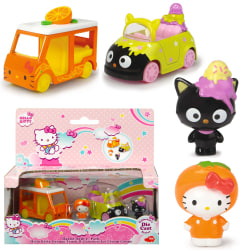 Hello Kitty Orange Truck & Chococat Ice Cream Coupe - Dickie Toy multifärg