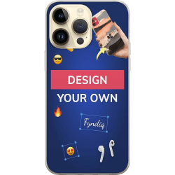 Design dit eget iPhone 14 Pro Max Gennemsigtig cover
