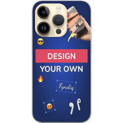 Design dit eget iPhone 15 Pro Gennemsigtig cover