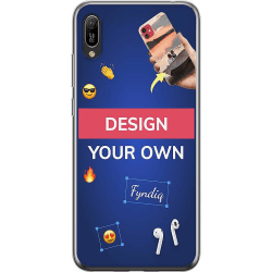 Design ditt eget Huawei Y6 Pro (2019) Gjennomsiktig deksel