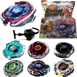 Hot Fusion Metal Fight Masters Top Beyblade Launcher Set -lelu