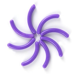 15st påfyllning gummikuddar smink verktygsbyte ögonfrans curle Purple