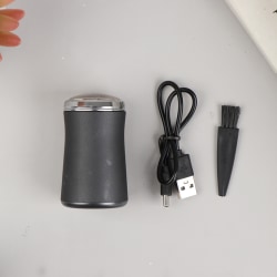 USB elektrisk rakapparat för män med minificka Black