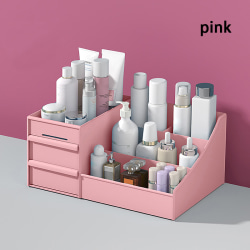 Kosmetisk Opbevaringsboks Makeup Skuffe Organizer Pink
