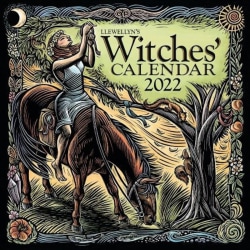 2022 Llewellyn Witches Calendar Witch New Year Calendar Green onesize