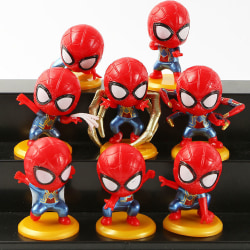 Avengers Alliance håndlavet Spider-Man legetøjssæt Red 8 pcs