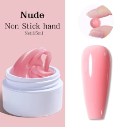 15ml Solid Nagellack Lim Nail Extend Gel Flower Gel Non-stick Nude
