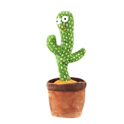 Justerbar volymkontroll, dansande kaktusleksak Talande kaktusleksak upprepar vad du säger Sjungande Mimic