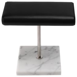 White Marble Base Watch Stand Silver Metalrod Bälte Display Rekvisita Armband Display Stand Smycken Len