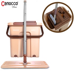 Cenocco CC-9070: Flatmopp med hink - Brun brun