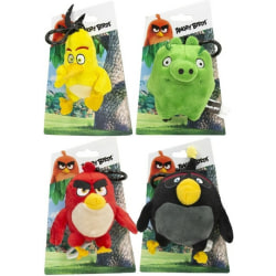 Angry Birds Bag Clips Väskclips Nyckelring Plush 9cm Välj 4.Svart