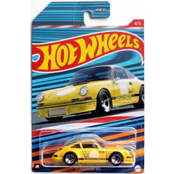Hot Wheels Mattel Cars Bilar 6cm HFW32 Porsche 911 Gul 71 4/5 re