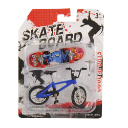 Leksaker Suntoys Finger Skateboard + BMX Cykel 10cm Välj Färg 1. Blå