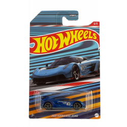Hot Wheels Mattel Cars Bilar 6cm HFW32 Koenigsegg Josko Blå 5/5