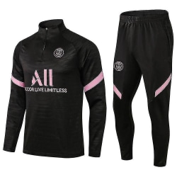 2021 fotboll Paris tröja jacka sportdräkt Caddy vuxen kostym black L 170cm