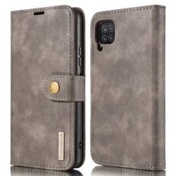 DG.MING Magnetskal/plånbok "2 i 1" Samsung A22 4G - Grå grå