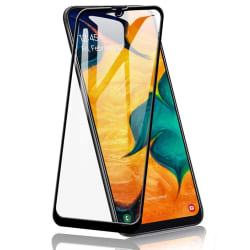 Heltäckande Härdat Glas till Samsung A20e - Svart - fler färger Svart