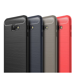Stødsikker Armour Carbon TPU etui Samsung J4 Plus - flere farver Red