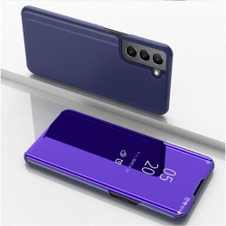 SKALO Samsung S22 Clear View Mirror Case - Mørk Lilla Dark purple