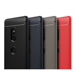 Stødsikker Armour Carbon TPU cover Sony Xperia XZ3 - flere farver Red