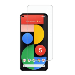 2-PACK SKALO Google Pixel 5 Skärmskydd i Härdat glas Transparent