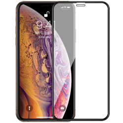 Solid hærdet glas til iPhone 11 - Sort - flere farver Black